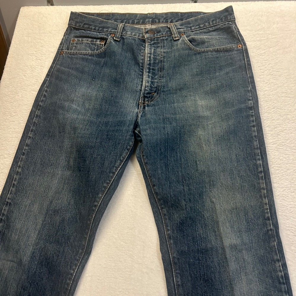 Levi's 505 Jeans Vintage 1979 Made in USA Mens 36x32 Blue Straight Leg Denim 70s